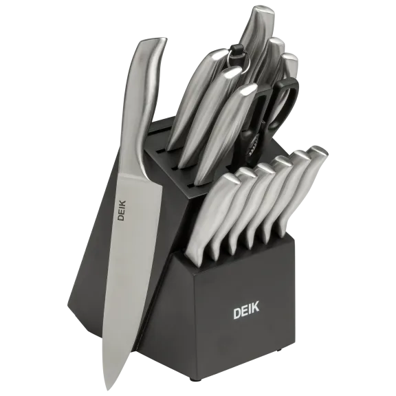 Deik 16-Piece Stainless Steel Knife Set