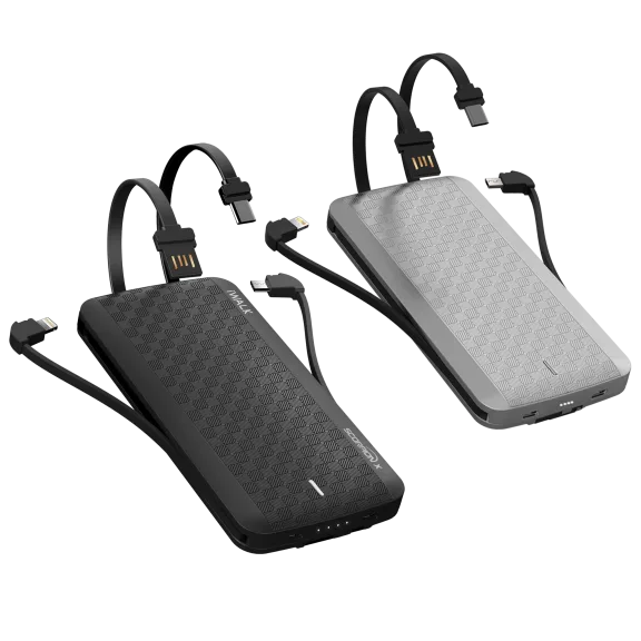 iWalk Scorpion 8000mah Power Bank with Lightning, USB-C & Micro USB Cables
