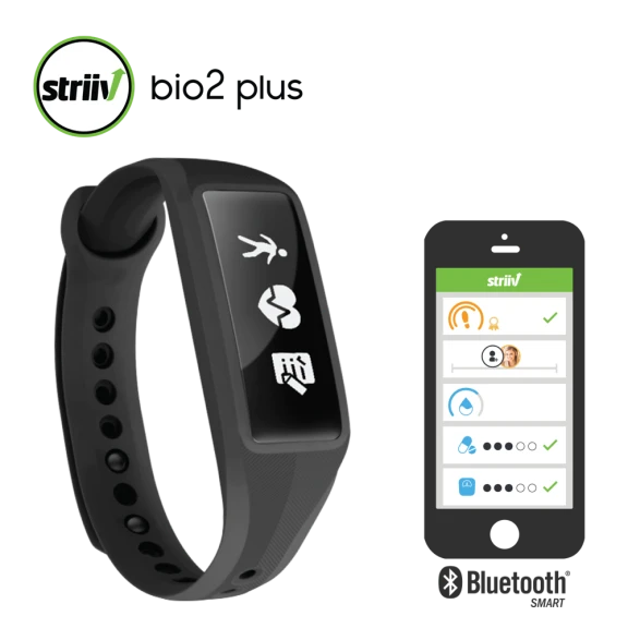 Striiv Fusion Bio2 Plus Fitness Smartwatch with Heart Rate Monitoring