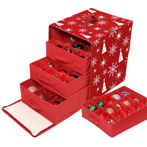 The Holiday Ornament Organizer Box