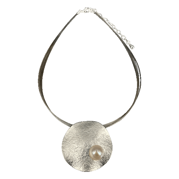 Pacific Pearls Dancing Kiana 18K Gold Filled Designer Pearl Pendant