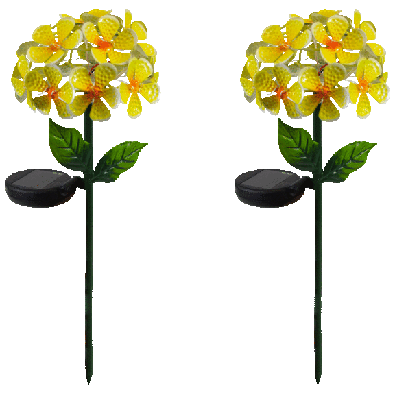 2-Pack: Touch Of Eco Garden Deco Solar Powered Led Light