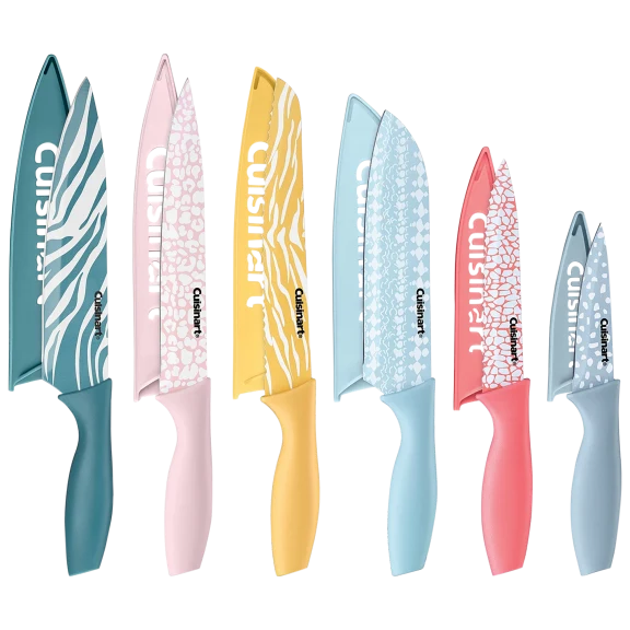 Cuisinart® Advantage 12-Piece Animal Print Knife Set