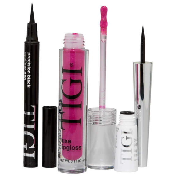 TIGI 3-Piece "Eyes and Lips" Essentials Makeup Bundle