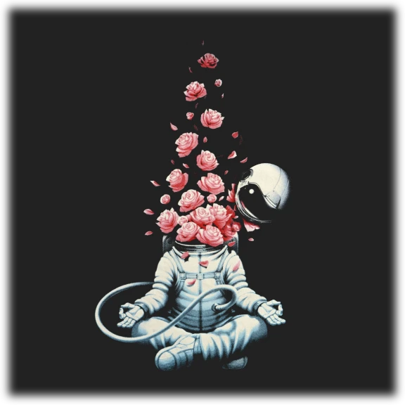 Roses - Screen-Printed Tee