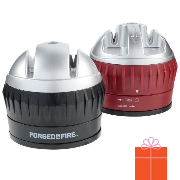 2-Pack: Forged in Fire Knife Sharpener with Suction Pad