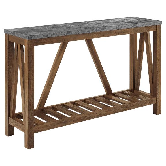 Walker Edison 52" Modern Farmhouse Entryway Table
