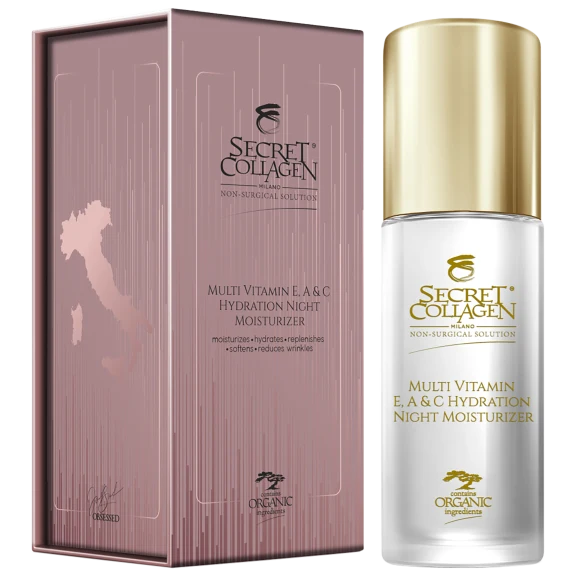 Secret Collagen Multi Vitamin E A & C Hydration Night Moisturizer