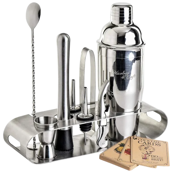 Mixology & Craft 9-Piece Bartender Kit