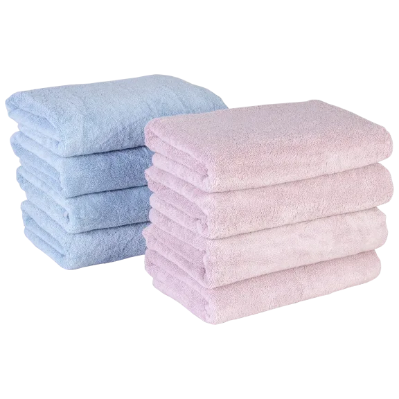 4-Pack: Haven 100% Organic Cotton Turkish Bath Towel