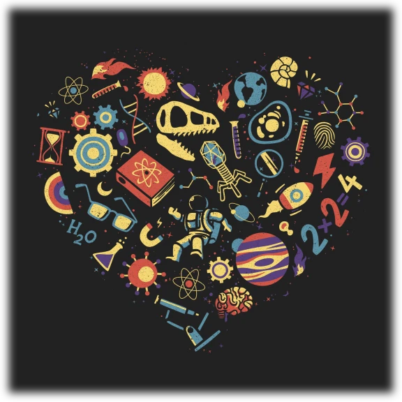 For The Love of Science T-Shirt by Tobias Fonseca