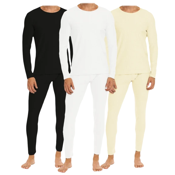 XIX Men's 2-Piece Cotton Thermal Set