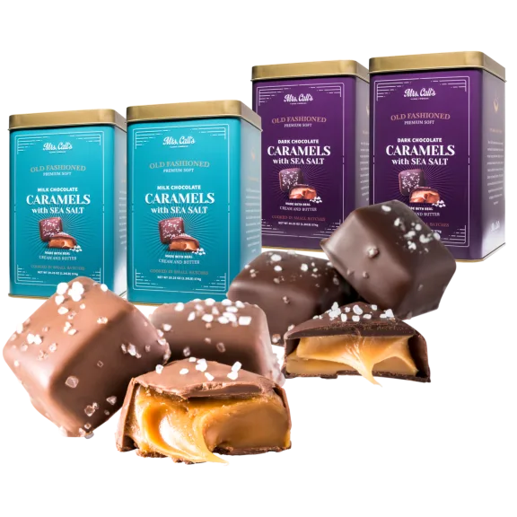 2-Pack: Mrs. Call's Sea Salt Chocolate Caramels