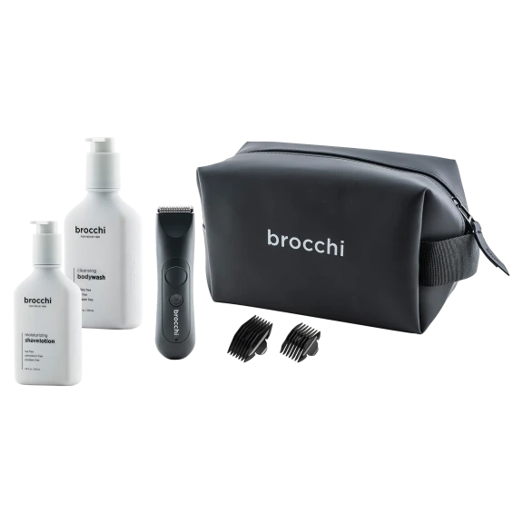 Brocchi Shaving Essentials 4-Piece Travel Bundle