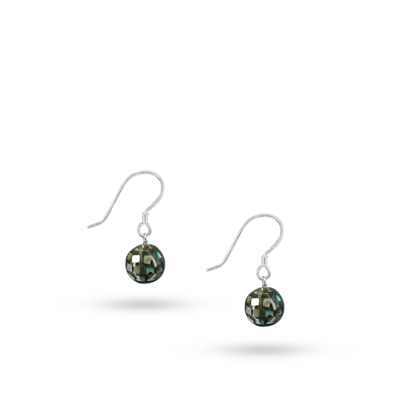 NEW ZEALAND ABALONE COLLECTION 8mm Abalone Drop Earrings