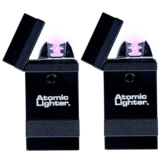 2-Pack: ASOTV Atomic Original Rechargeable Electric Lighter (Windproof)