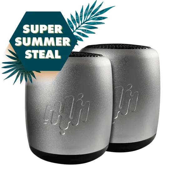 2-Pack: Pure Hypr Mini Wireless Speakers