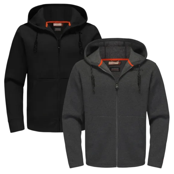 2-Pack: Hawke & Co Full Zip Ember-Shield Hoodies