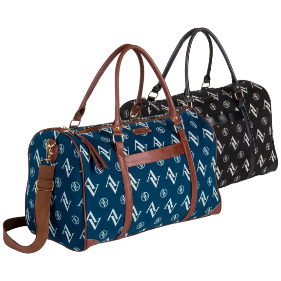 Adrienne Vittadini Signature Printed Canvas Weekender