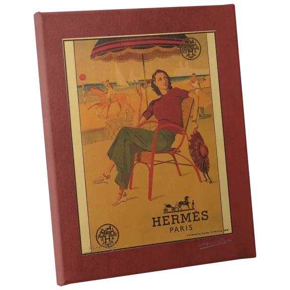 Fairchild Paris Vintage Chanel Beach Lady Canvas - 16" x 20"