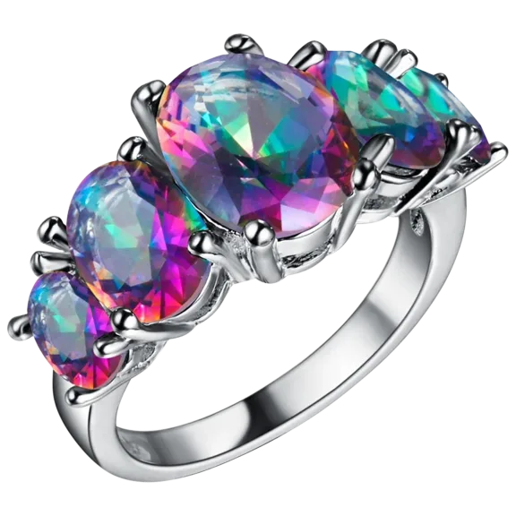 Tamborat Mystic Topaz Ring