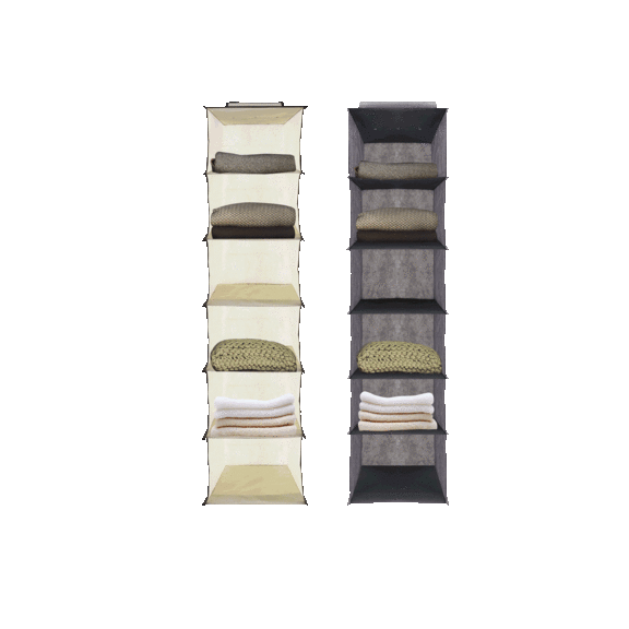 2-Pack: J&V Textiles Hanging Storage Organizing Shelves