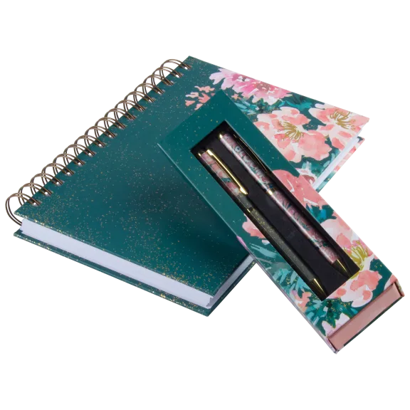 Lady Jayne Designer Journal and Boxed Pen Set