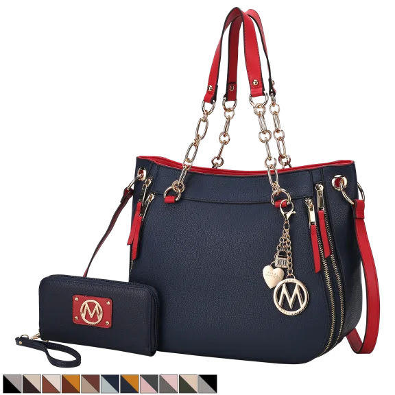 MKF Collection Lina Shoulder Bag with Wallet