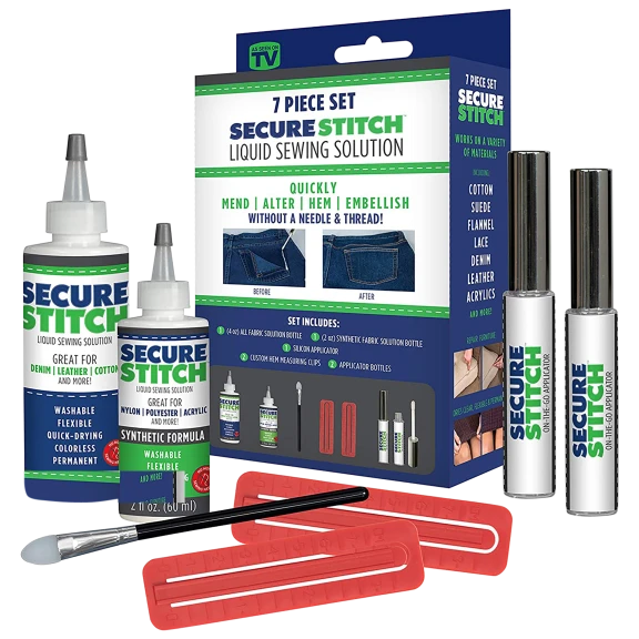 Secure Stitch 7 Piece Liquid Sew Kit