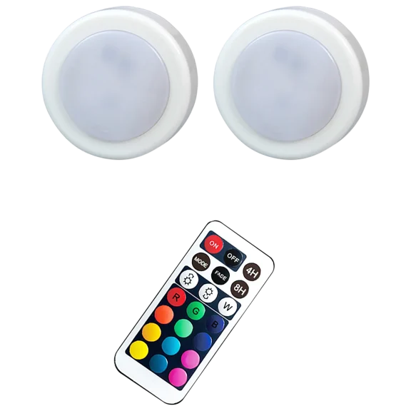 2-Pack: 3P Experts LED Light Pods with Remote