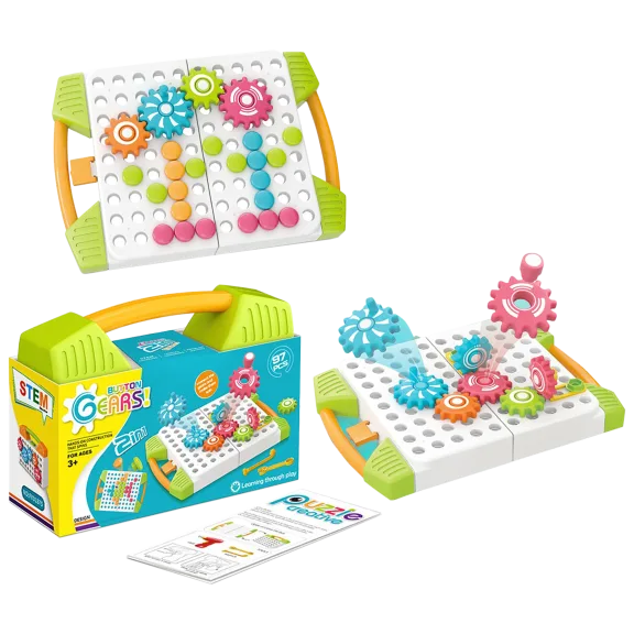 Zunammy Stem Jr Button Gears Puzzle (97-Piece)