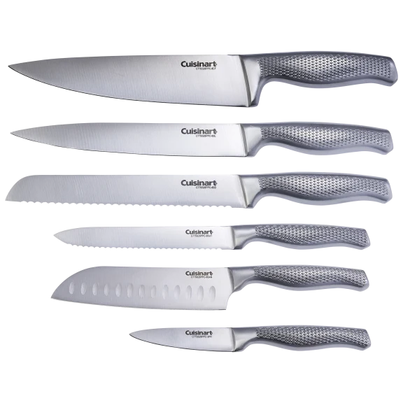 Cuisinart 6-Piece Classic German Steel Knife Set with Blade Covers