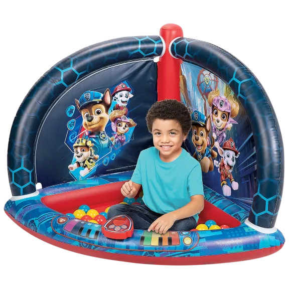 Super Sounds Inflatable Character Ball Pit With 20 Balls