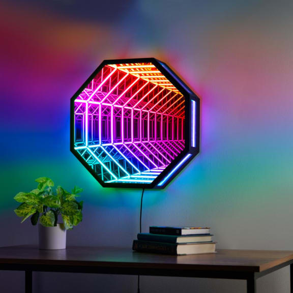 The Prismatic Hyper Tunnel Lightshow Mirror