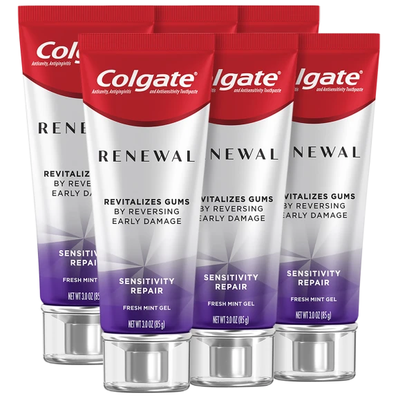 6-Pack: Colgate Renewal Sensitivity Repair Gel Toothpaste in Fresh Mint