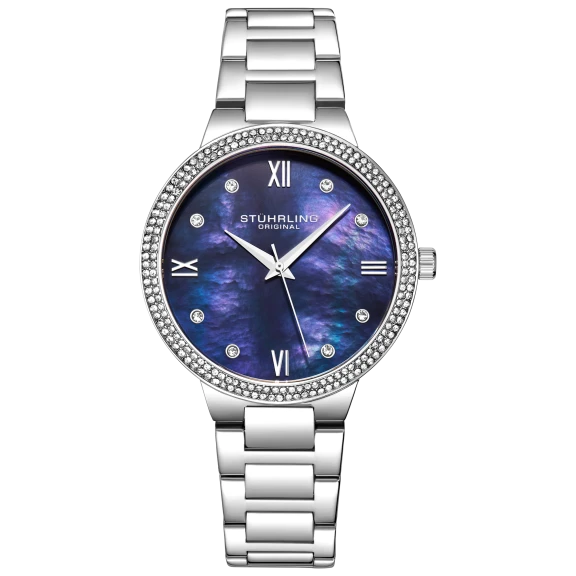 Stuhrling Women's Quartz 38mm Silver Bracelet Watch