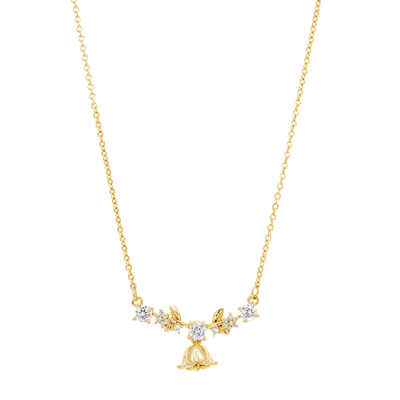 Savvy Cie Cubic Zirconia Bar Necklace