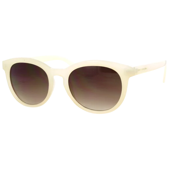 Jones New York Milky Bone Round Frames With Gradient Brown Lenses