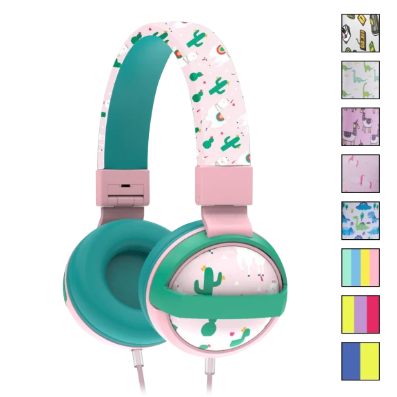 Gabba Goods Kids SafeSounds Volume Limiting Wired Headphones