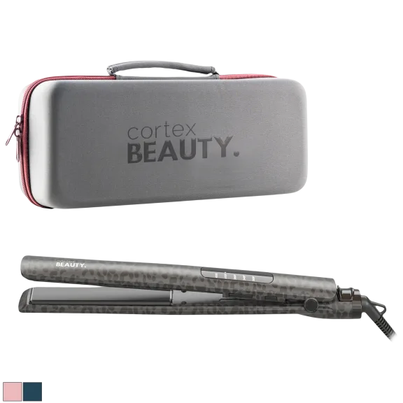 Cortex Beauty Ultra Slim Digital 1" Flat Iron and Travel Case