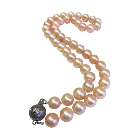 Pacific Pearls Maria Theresa Collection 9-10mm Pearl Necklace
