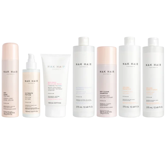 NAK Hair Australia 7-Piece Haircare Set