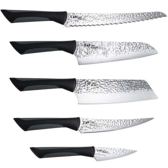 Kai Luna 5-Piece Knife Set with Sheaths