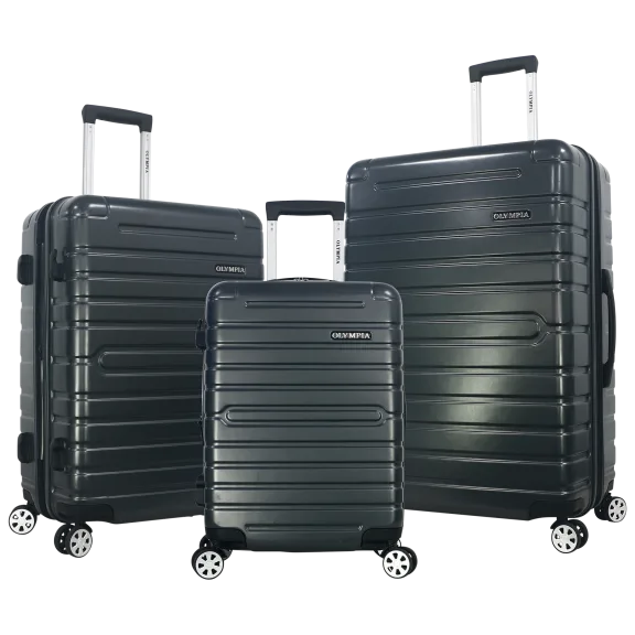 Olympia USA Lancer Plus 3-Piece Expandable Hardside Luggage Set