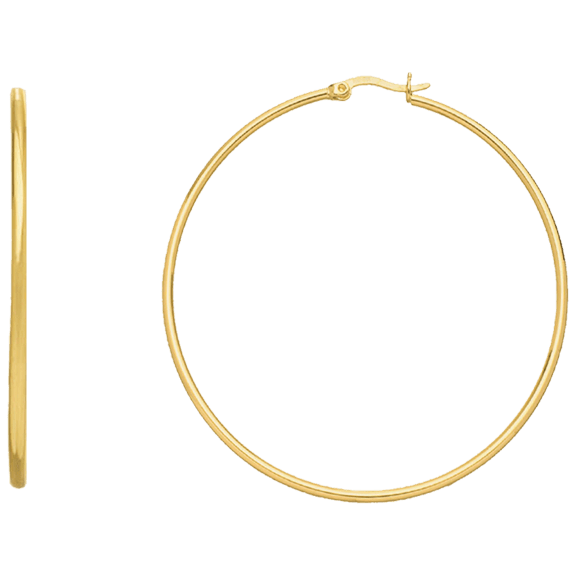 Savvy Cie 18K Gold Vermeil 58mm Hoop