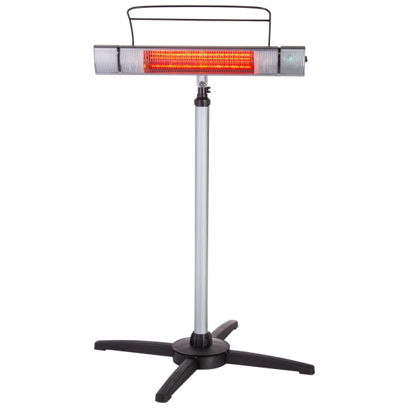 Comfort Zone Indoor/Outdoor Electric Patio 6' Heater with Adjustable Stand