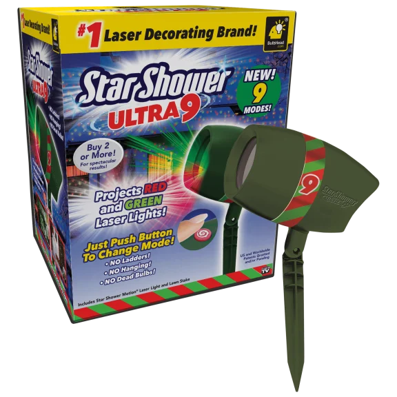 Star Shower Ultra Motion Laser Light Projector