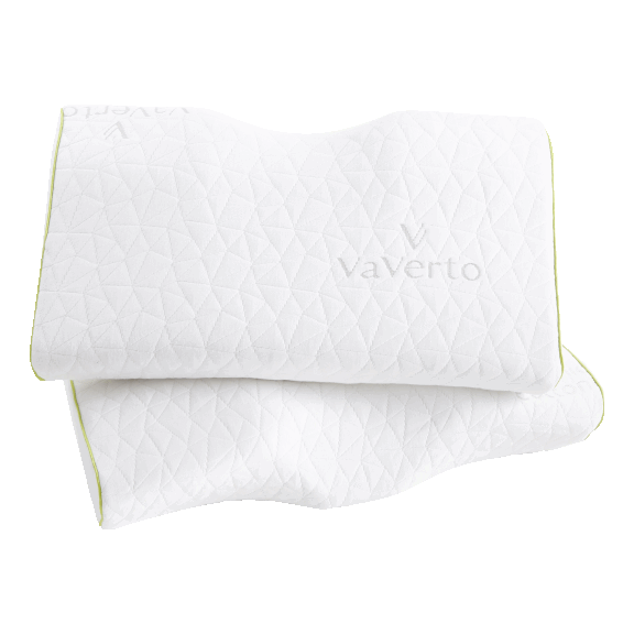 2-Pack: Vaverto Orthopedic Memory Foam Contour Pillows