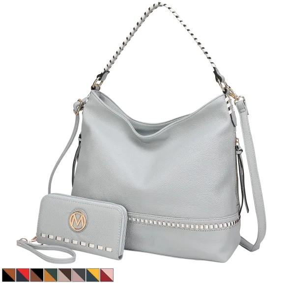 MKF Collection Blake Hobo Shoulder Bag and Wallet