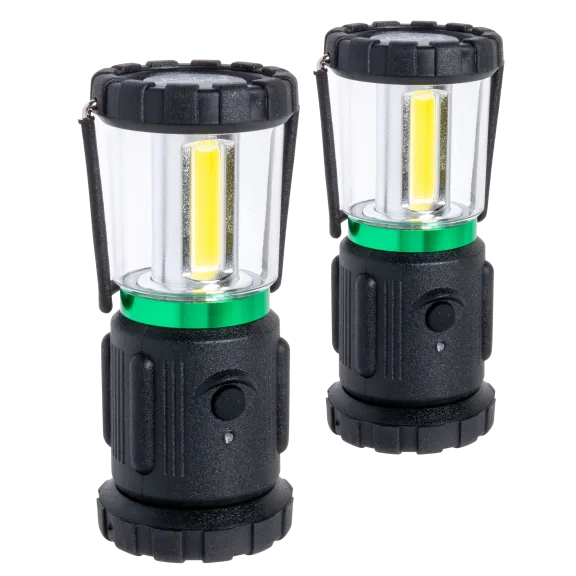 2-Pack: Pogo Dual COB LED Mini Night Lantern